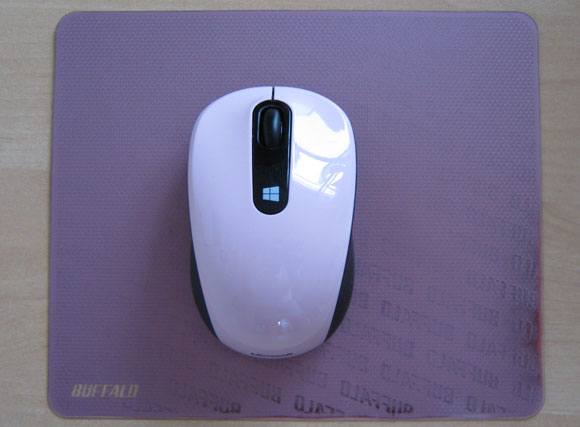 マイクロソフトSculpt Mobile Mouse全体図